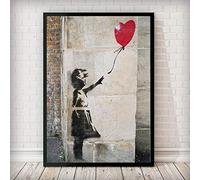 JDFKK Puzzle Abstrait Banksy Girl with Balloon 1000 Pièces Puzzles Créatifs Famille Jeu Parent-Enfant
