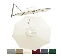 JDFVHJF Housse de rechange pour parasol déporté 3.0m 3.5m Toile De Remplacement Parasol De Terrasse 8 Baleines Rond Imperméable