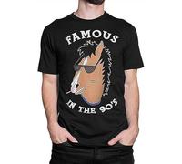 JDGAALML Bojack Horseman 'Famous in The 90's' T-ShirtMen's Manches Courtes(X-Large)