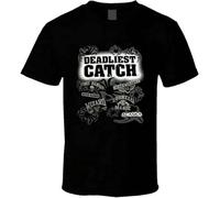 JDGAALML Hot Design Deadliest Catch Logo TV Series T Shirt Size S- Manches Courtes(Medium)
