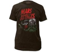 JDGAALML Mars Attacks Space Adventure Martian T-Shirt Vintage Movie Gift Blacks Manches Courtes(Small)