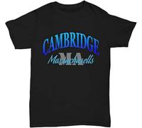 JDGAALML Men's T-Shirt City Pride Cambridge, Massachusetts Manches Courtes(XX-Large)