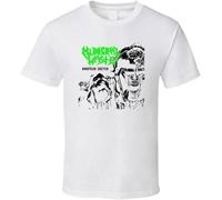 JDGAALML SKELBOT Designer Municipal Waste Shirt Black White Tshirt Men's Manches Courtes(3X-Large)