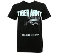 JDGAALML Tiger Army Prisoner of The Night Glow in The Dark Men T-Shirt Manches Courtes(Medium)