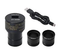 JDGEU Caméra de Microscope CMOS USB2.0 5MP, oculaire électronique numérique, Microscope à Pilote Gratuit, caméra Industrielle Haute Vitesse Compatible avec Wins 2000 XP WIN7/51