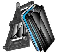 JDHDL Lot de 2 films de protection d'écran pour iPhone 17 Pro Max (pas en verre), film protecteur d'écran flexible en PET anti-espion pour iPhone 17 Pro Max avec plateau d'installation facile, ultra