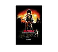 JDHUOXIAO Elvira Poster La maîtresse des ténèbres - Art mural esthétique - Poster pour salon, chambre à coucher - 40 x 60 cm - Style sans cadre