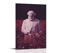 JDHUOXIAO Karl Marx Poster mural esthétique pour salon, chambre à coucher, 60 x 90 cm, style cadre