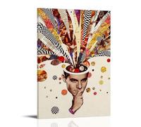 JDHUOXIAO Marketing The Mind Game Poster mural esthétique pour salon, chambre à coucher, 20 x 30 cm, style cadre