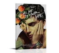 JDHUOXIAO Poster Call Me By Your Name - Décoration murale esthétique pour salon, chambre à coucher - 20 x 30 cm - Style cadre