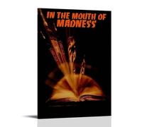 JDHUOXIAO Poster mural esthétique avec cadre « In The Mouth of Madness » pour salon, chambre à coucher, 50 x 75 cm