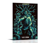 JDHUOXIAO Poster mural esthétique Train To Busan pour salon, chambre à coucher, 60 x 90 cm, style cadre