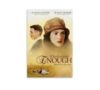 JDHUOXIAO Poster « When Love Is Not Enough » - Décoration murale esthétique pour salon, chambre à coucher - 30 x 45 cm - Style sans cadre