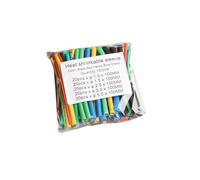 JDIEOQA Lot de 100 gaines thermorétractables - Assortiment de gaines isolantes électriques - Rapport 2:1 - Rétrécissement rapide de la chaleur