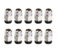 JDIEOQA Pièces d'imprimante Connecteur rapide pneumatique PC4 01 M10 pour tube PTFE 1,75 mm extrudeuse Bowden Hotend J Head Connecteur d'ajustement rapide