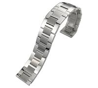 JDIME Bracelet de montre en acier inoxydable fin de 20 mm, bracelets pour Cartier Tank Solo Santos pour hommes et femmes, accessoires de bracelet de montre solide(19mm)