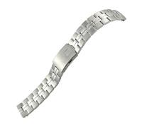 JDIME Bracelets de montre en acier inoxydable pour 1853 T049 T049410A Tissot série PR100, bracelet en métal massif, 19mm(Silver)
