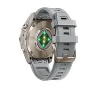 JDIME Garmin Fenix 7s 6s 5s Pro Solar Silicone Light Gold Boucle Quick 20 mm Bracelet de montre de rechange pour Garmin Epix Pro Gen 2 42 mm Descent Mk2s/3/3i pour femmes et hommes, taille unique