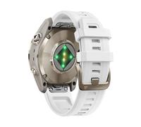 JDIME Garmin Fenix 7s 6s 5s Pro Solar Silicone Light Gold Boucle Quick 20 mm Bracelet de montre de rechange pour Garmin Epix Pro Gen 2 42 mm Descent Mk2s/3/3i pour femmes et hommes, taille unique