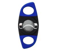 JDIME Guillotine coupe-cigare, lame dentelée de grand calibre de 28 mm, ensemble d'outils de poche manuels portables en métal (C)