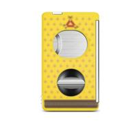 JDIME Outil professionnel 5 en 1 coupe-cigare, coupe en V de précision et tondeuse plate avec support caché, accessoire en métal à motifs artistiques, outil multifonction portable (N)