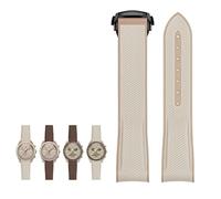 JDIME Pour Omega X Swatch Joint MoonSwatch Sports célestes 20mm bracelet de montre extrémité incurvée bracelets de montre nouveaux bracelets de montre en caoutchouc Silicone(Khaki 3)