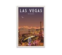Jdjdu Affiche vintage Nevada Las Vegas de voyage Cadeau Décoration murale Poster Toile Art Poster
