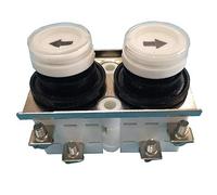 JDLA108-22 Interrupteur à Bouton Poussoir Imperméable 2P 250V 16/20A pour Palan Électrique Grue Treuil