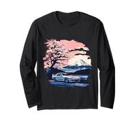 JDM Cherry Blossom 240sx Art japonais mx5 Drift Car S13 Manche Longue