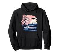 JDM Cherry Blossom 240sx Art japonais mx5 Drift Car S13 Sweat à Capuche
