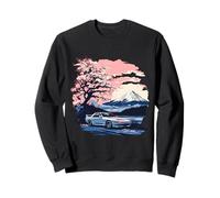 JDM Cherry Blossom 240sx Art japonais mx5 Drift Car S13 Sweatshirt