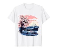JDM Cherry Blossom 240sx Art japonais mx5 Drift Car S13 T-Shirt