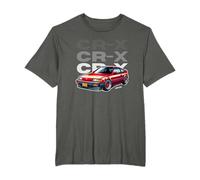 Jdm Euro Car Scene CR-X Hatch DOHC b16 Tuning Drift Import T-Shirt