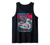 JDM Evolution Racing Passionné de Voitures animées Street Racing Débardeur