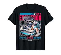 JDM Evolution Racing Passionné de Voitures animées Street Racing T-Shirt