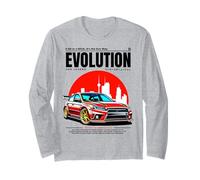 JDM Evolution Street Racing Skyline Style Voiture Graphique Manche Longue
