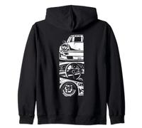 JDM Japanese Domestic Market Rwb Tuning Classique Voiture Sweat à Capuche