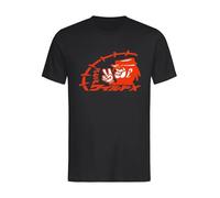 JDM Kanji Car Auto Unisex Sport Wear T-Shirt Black 3XL