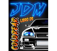 JDM Libro De Colorear: Relájate coloreando paisajes, animales, flores, aves, playas y más - arte antiestrés para adultos