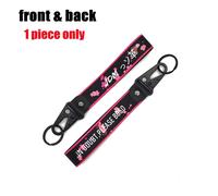 Jdm-Porte-Clés Initial D En Nylon,Porte-Clés Auto,Étiquettes,Réinitialisation À Ressort En Acier,Lanière Pour Faux Taxi,Basse Vie,Voiture,Moto,Accessoires - Type 14