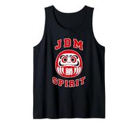 JDM Spirit Daruma Victoire Kanji - Style Urbain Japonais Débardeur