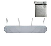 JDMA Housse de Protection étanche pour auvent - 6 m - pour Store Mobile - Demi-Caisson - Marquise sur Pied - Auvent Autonome - Gris - 4,5 m