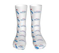 JDNFDR Chaussettes de course unisexes pour le mois de la sensibilisation au cancer bucco-dentaire, chaussettes de sport classiques pour hommes, chaussettes de camping et de baseball