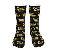 JDNFDR Chaussettes de sport décontractées pour la lutte contre le cancer pour homme Chaussettes antidérapantes pour homme Yoga Trekking