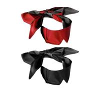 JDNFKG 2 Paires De Masques Oculaires D'Ombrage Double Face, Masques De Protection Oculaire D'Ombrage, Somnifères, Adaptés Au Voyage Et Au Repos (Noir, Bordeaux).