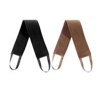 JDNFKG 2 Pièces Applicateur Arrière, Outil D'Agent De Protection Solaire Arrière, Outil D'Utilisation De La Peau, Agent De Nettoyage Arrière (Noir, Marron).