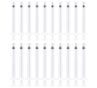 JDNFKG 20 Pièces Applicateur Vaginal, Seringue en Plastique, Applicateur De Lubrifiant, Approvisionnement en Soins Privés.