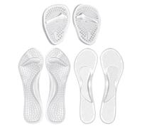 JDNFKG 3 Paires De Semelles Transparentes Des Femmes, Des Semelles Douces Et Confortables, Des Semelles De Slicon À Glissement, Des Accessoires Anti-Wear, Des Accessoires De Chaussures.