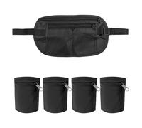 JDNFKG 4 Sacs À Poignet, 1 Sac De Taille Personnel, Sac De Rangement De Sport, Sac De Rangement pour Changement D'Identité, Sac À Dos De Voyage, Anneau De Poignet en Cours D'Exécution.