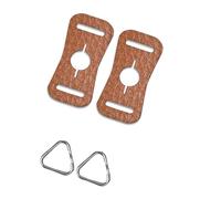 JDNH Adaptateur de ceinture en acier inoxydable avec coussinet en cuir de rechange pour appareil photo reflex numérique